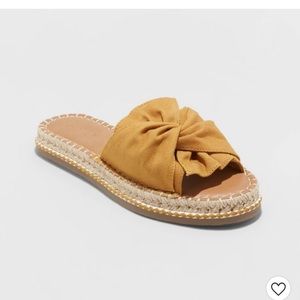 LAST CHANCE Lila espadrille slide sandals